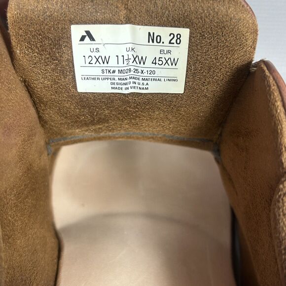 Anodyne No. 28 Mens Size12 Xtra Wide Casual Brown Leather Diabetic Shoes Straps - Picture 9 of 10